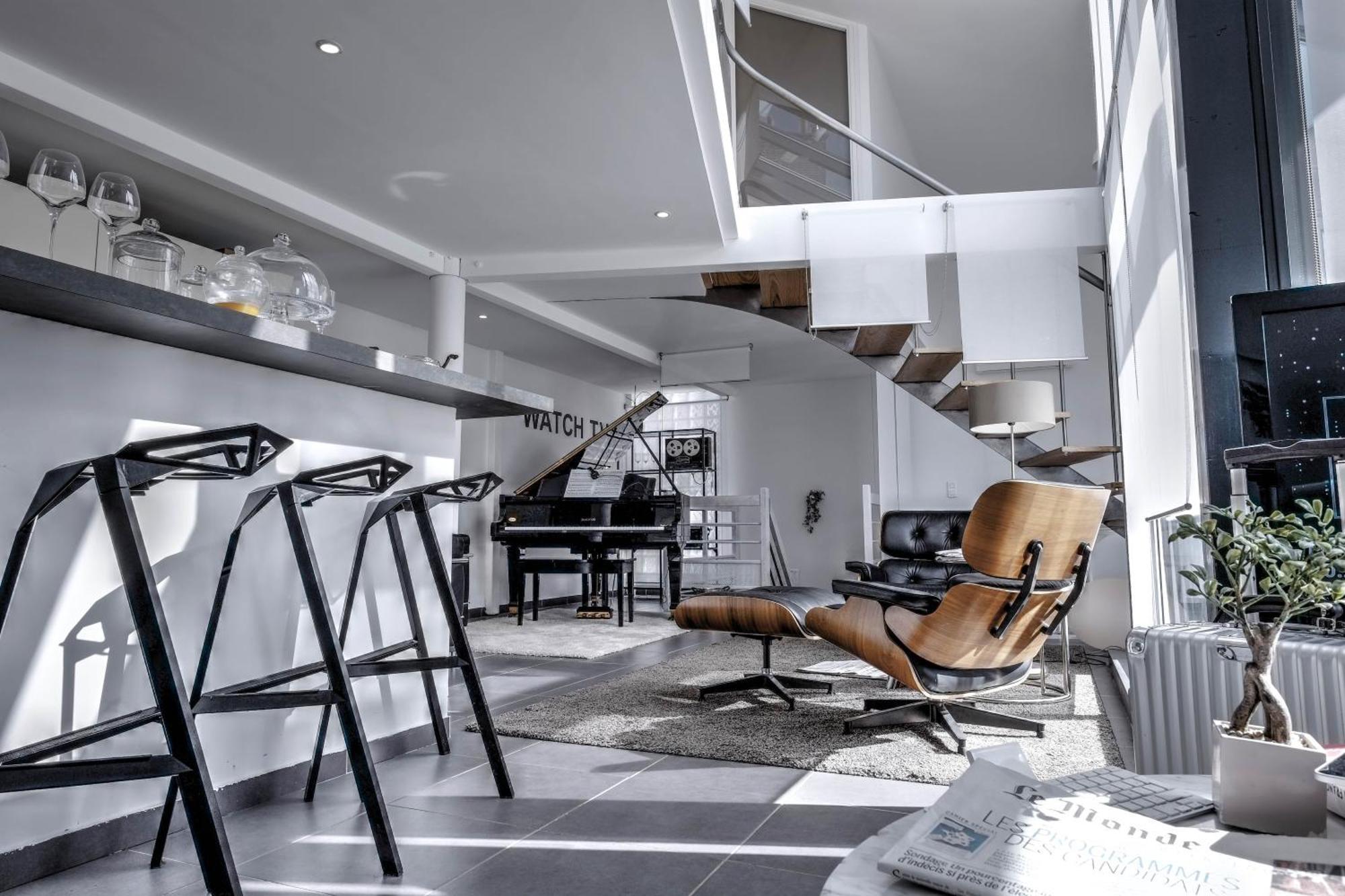 Beautiful Loft 130M2 Sun And Free Parking Ok 1M95 Apartment La Garenne-Colombes Exterior photo